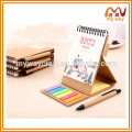 2016 the latest products of spiral notepad with calendar printing for gift